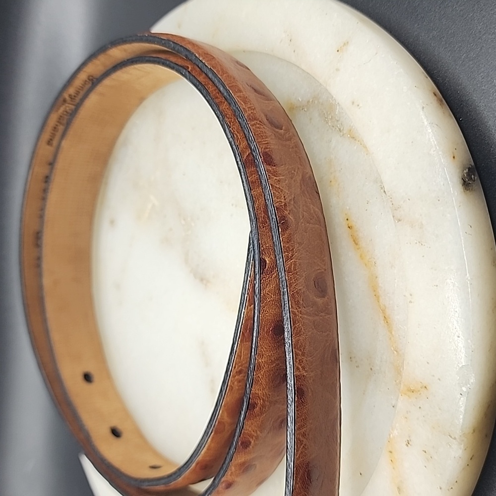 Tommy Bahama Brown Leather Belt Size M Approximately 32" - Picture 5 of 5